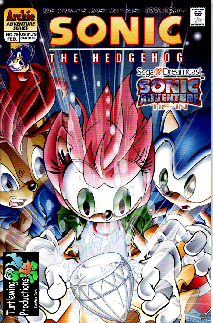 Sonic - Archie Adventure Series February 2000 Comic cover page